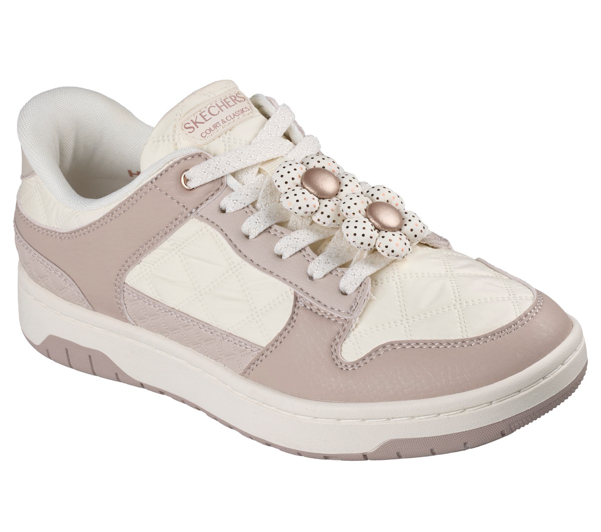 Skechers Slip-ins: Cozy Fit Benson - Blissful Blossom — NATURAL / TAUPE