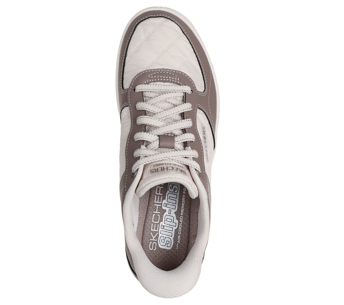 Skechers Slip-ins: Sport Court 2.0 - Cozy Fit Daily Journey — TAUPE / BROWN