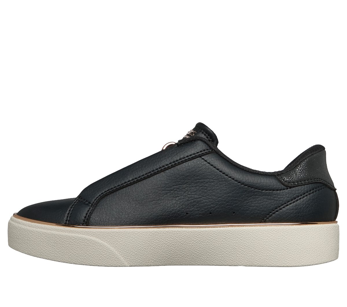 Skechers Slip-ins: Belmont - Refined Ease — BLACK / ROSE GOLD