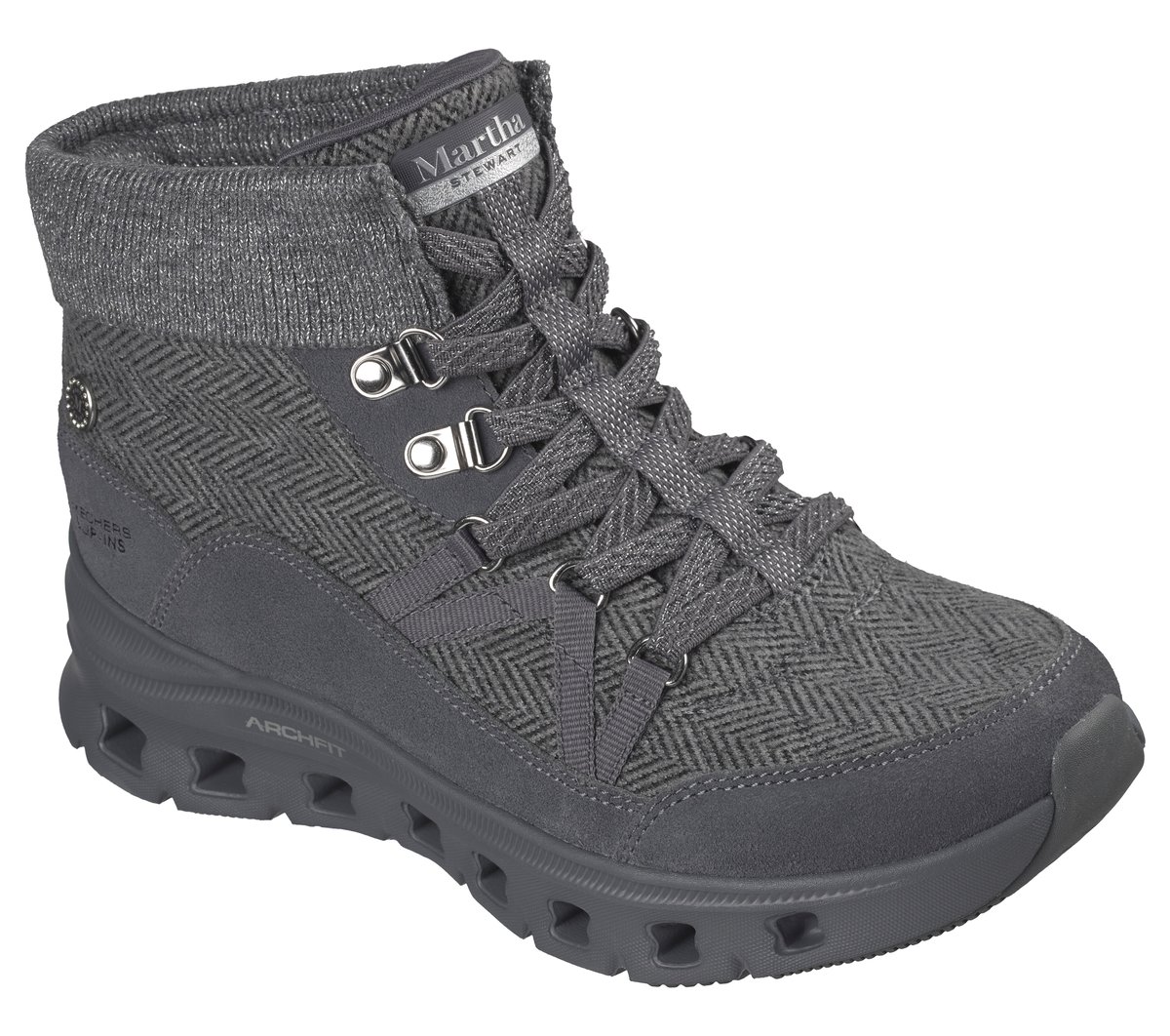 Skechers Slip-ins Martha Stewart: Arch Fit Glide-Step Pro - Gentle Bliss — CHARCOAL