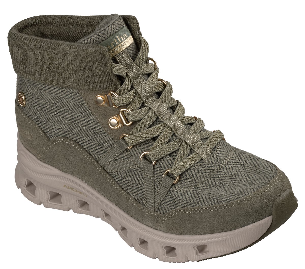 Skechers Slip-ins Martha Stewart: Arch Fit Glide-Step Pro - Gentle Bliss — OLIVE
