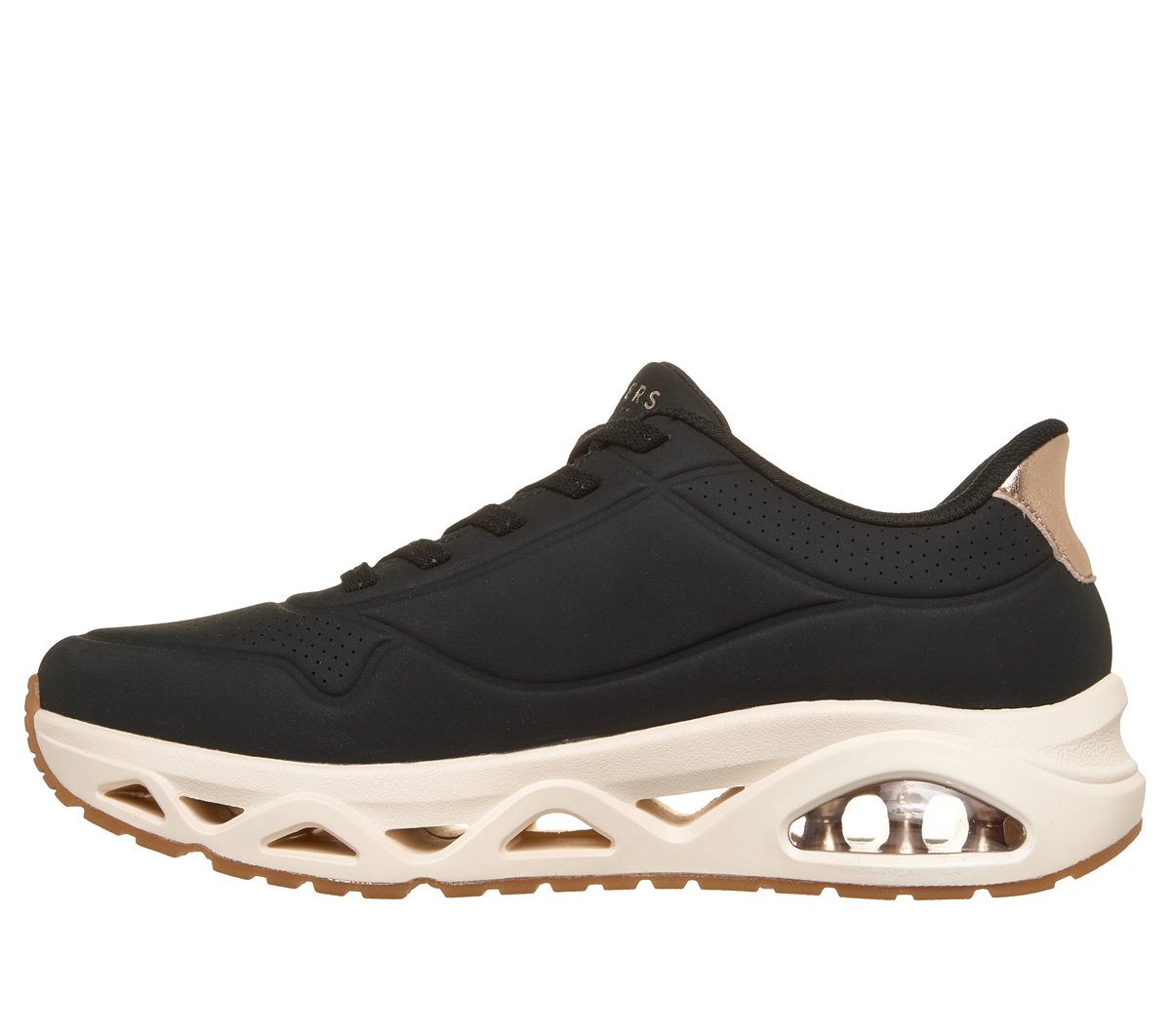 Skechers Slip-ins: UNO Glide-Step - Glide On Air — BLACK