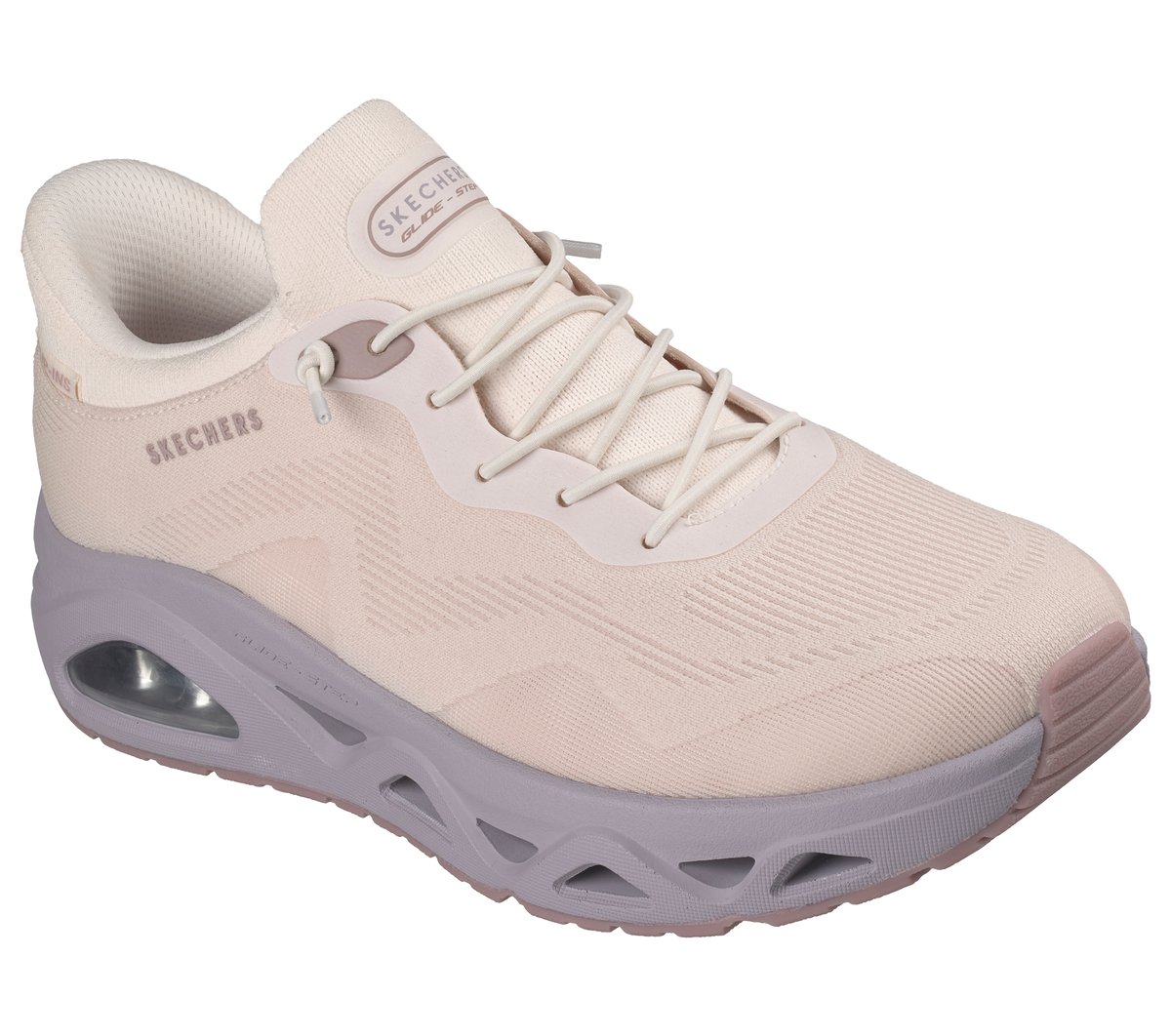 Skechers Slip-ins: UNO Glide-Step - Air Gliders — NATURAL / PURPLE