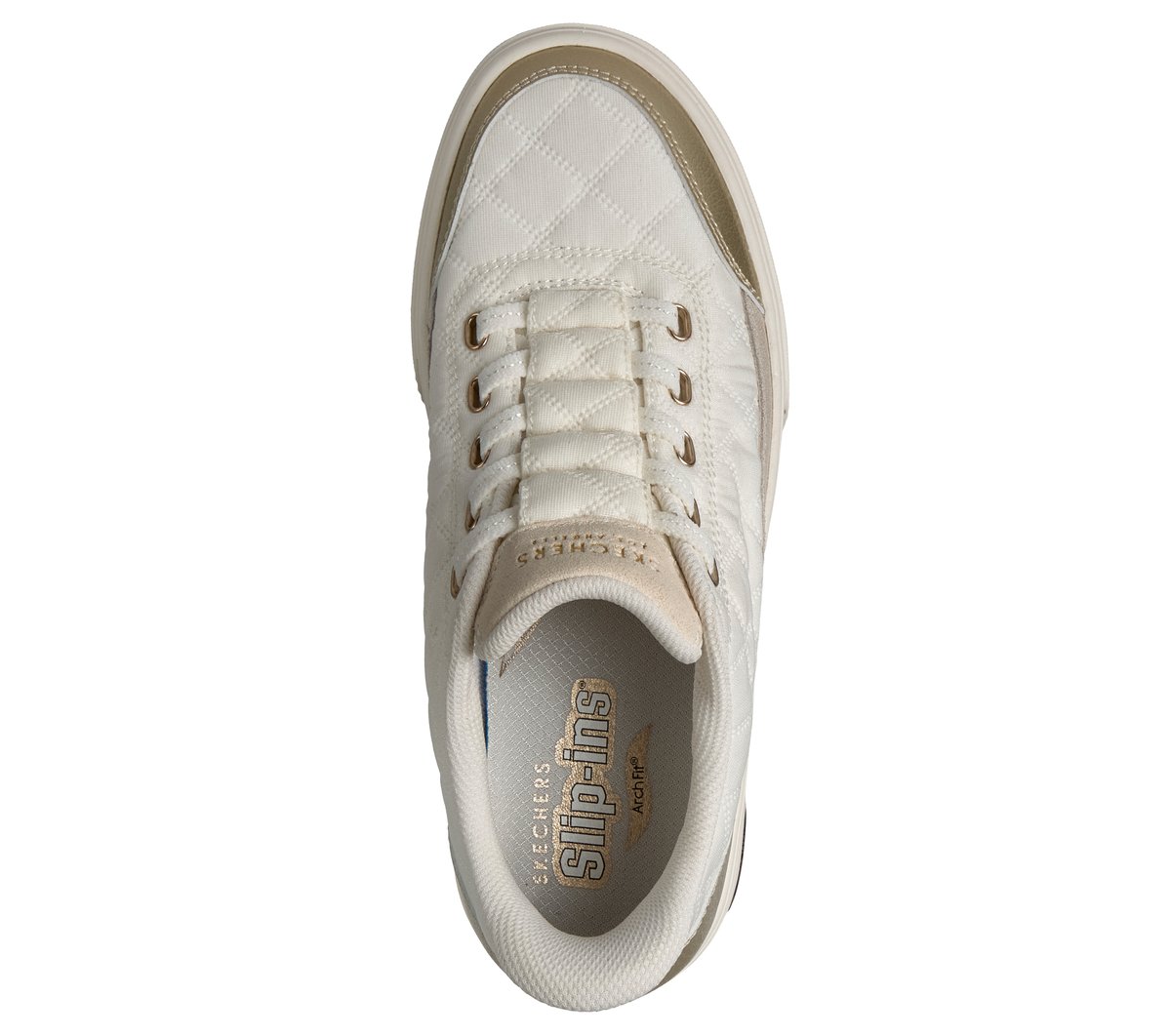 Skechers Slip-ins: Arch Fit Arcade - Cozy Fit Shining Steps — OFF WHITE