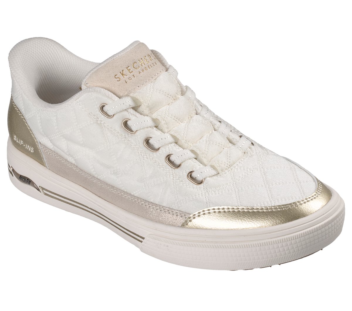 Skechers Slip-ins: Arch Fit Arcade - Cozy Fit Shining Steps — OFF WHITE