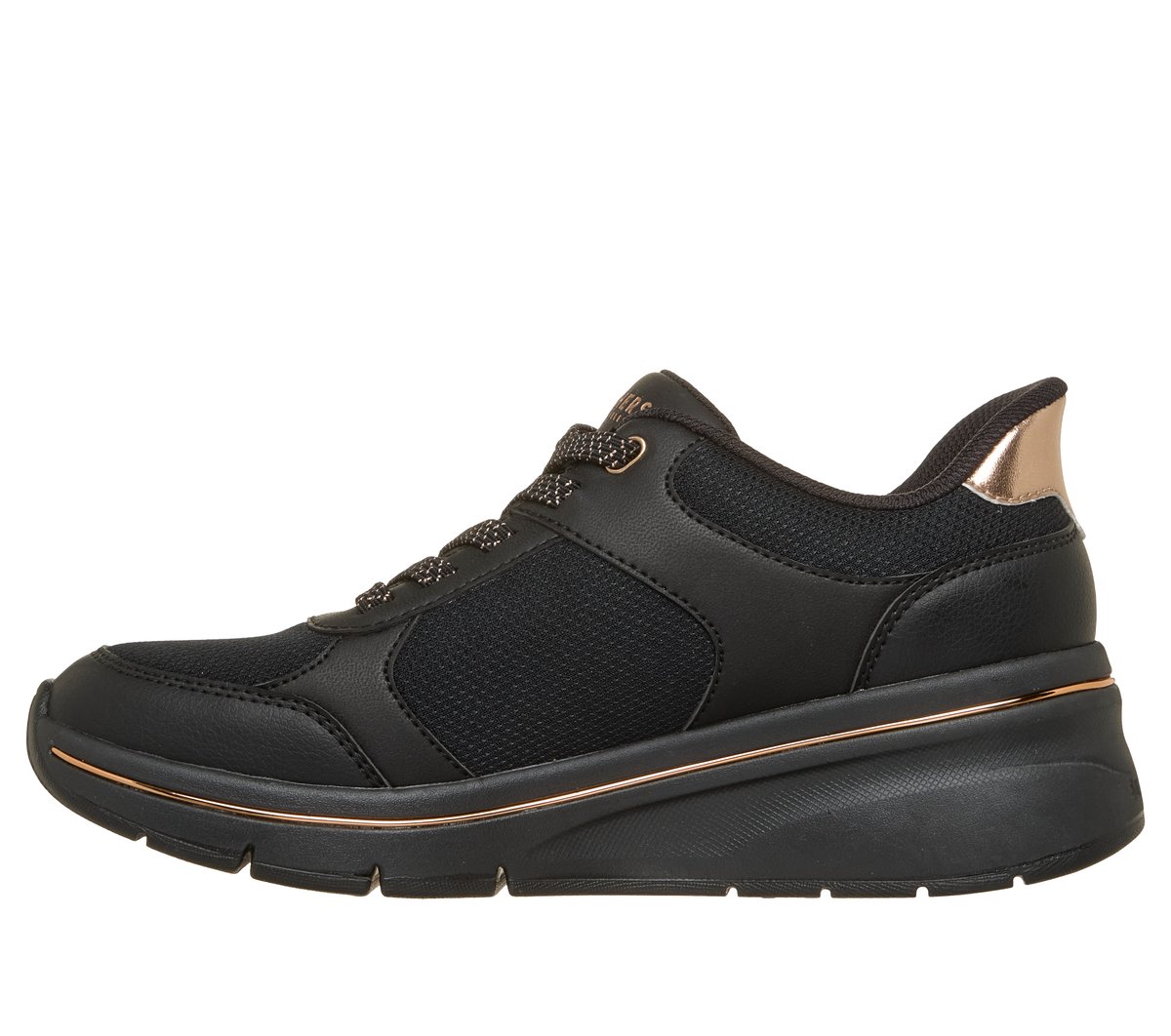 Skechers Slip-ins: Billion Flex - Livin' Lush — BLACK