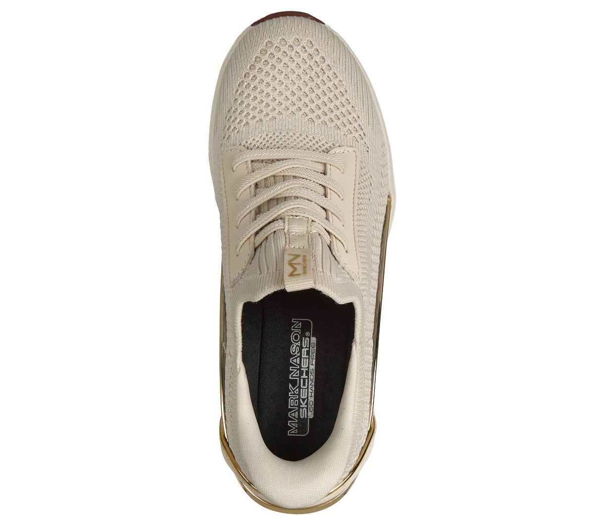 Skechers Slip-ins Mark Nason: The Triple Wedge - Melvi — TAUPE / GOLD