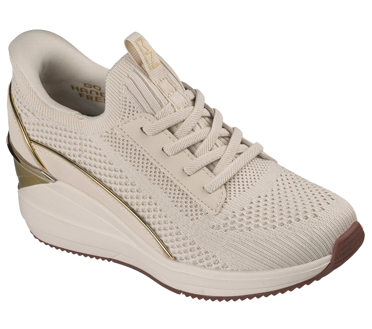 Skechers Slip-ins Mark Nason: The Triple Wedge - Melvi — TAUPE / GOLD