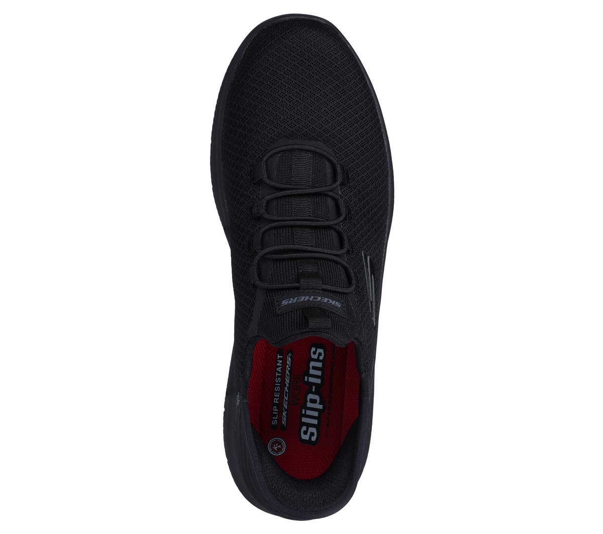 Skechers Slip-ins Work Slip Resistant: Summits - Colsin — BLACK