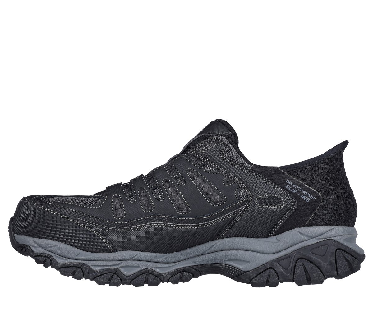 Skechers Slip-ins Work: Cankton - Faison — BLACK