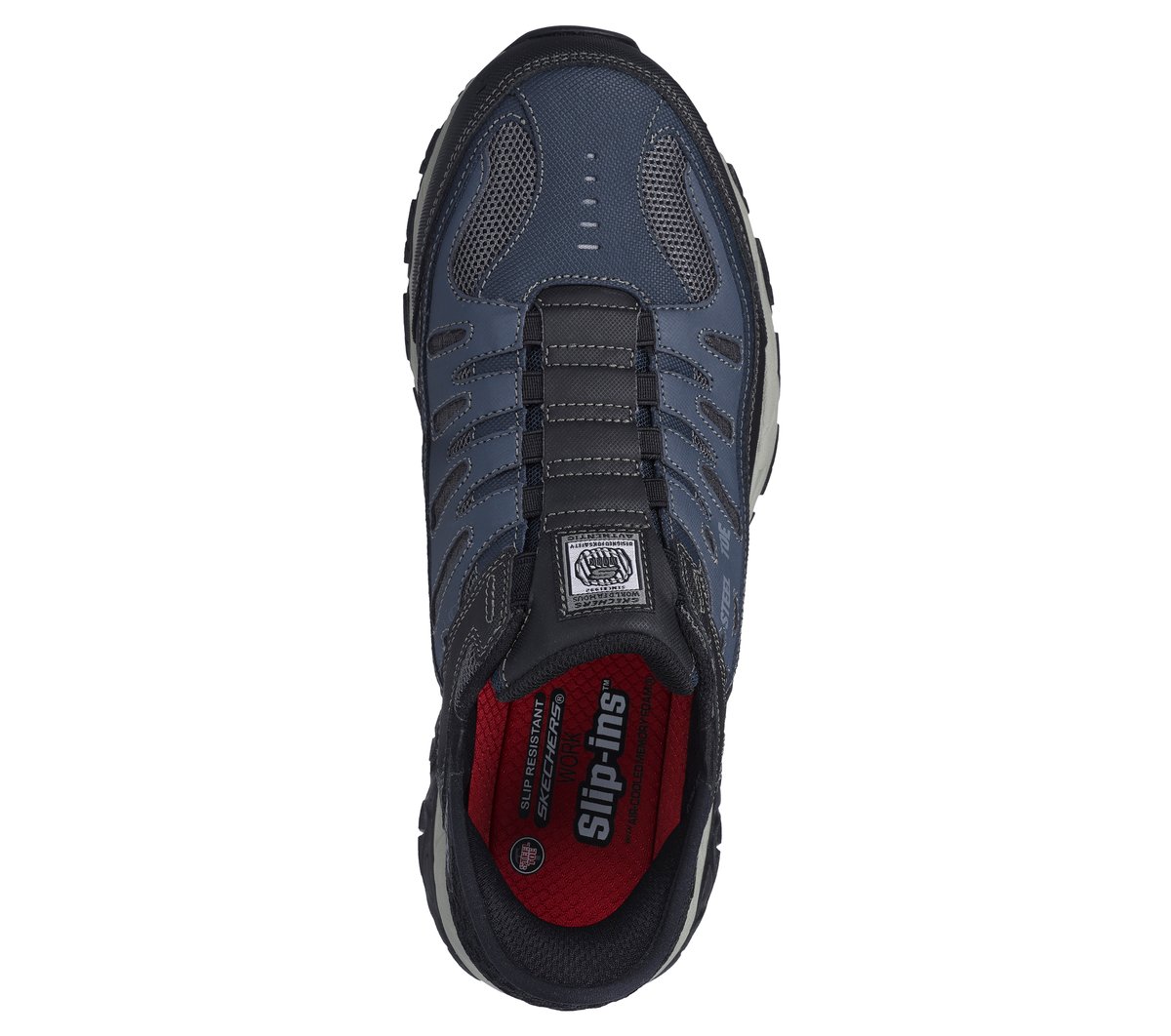 Skechers Slip-ins Work: Cankton - Faison — NAVY / GRAY