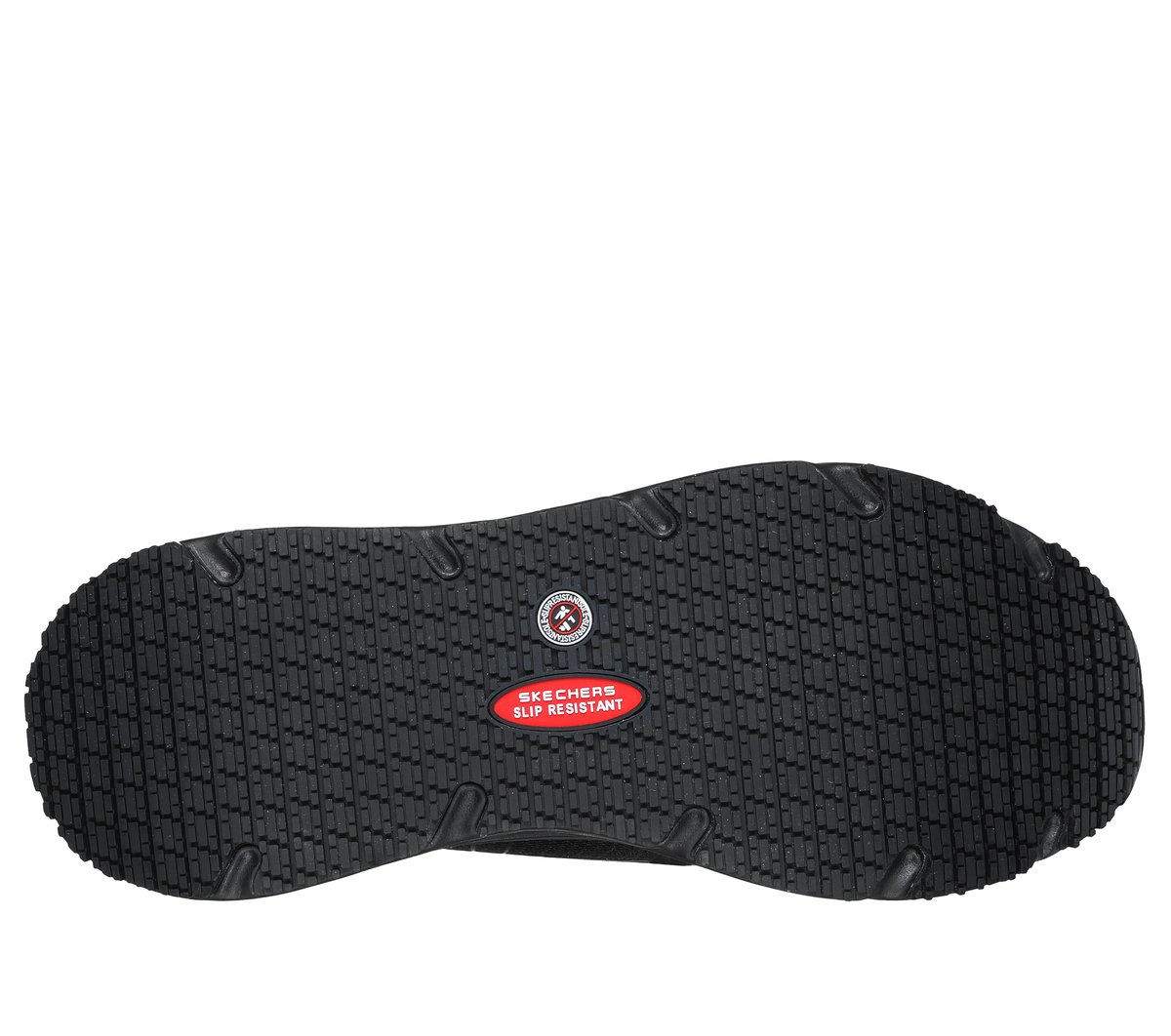 Skechers Slip-ins Work Slip-Resistant Relaxed Fit: Max Cushioning Elite - Remmal — BLACK