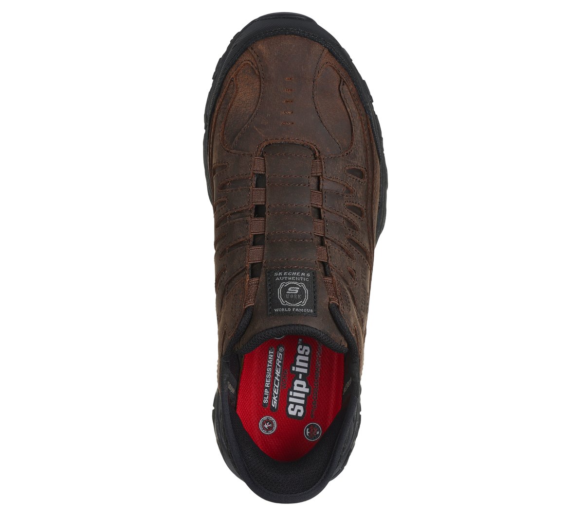 Skechers Slip-ins Work: Holdredge - Ryker — BROWN