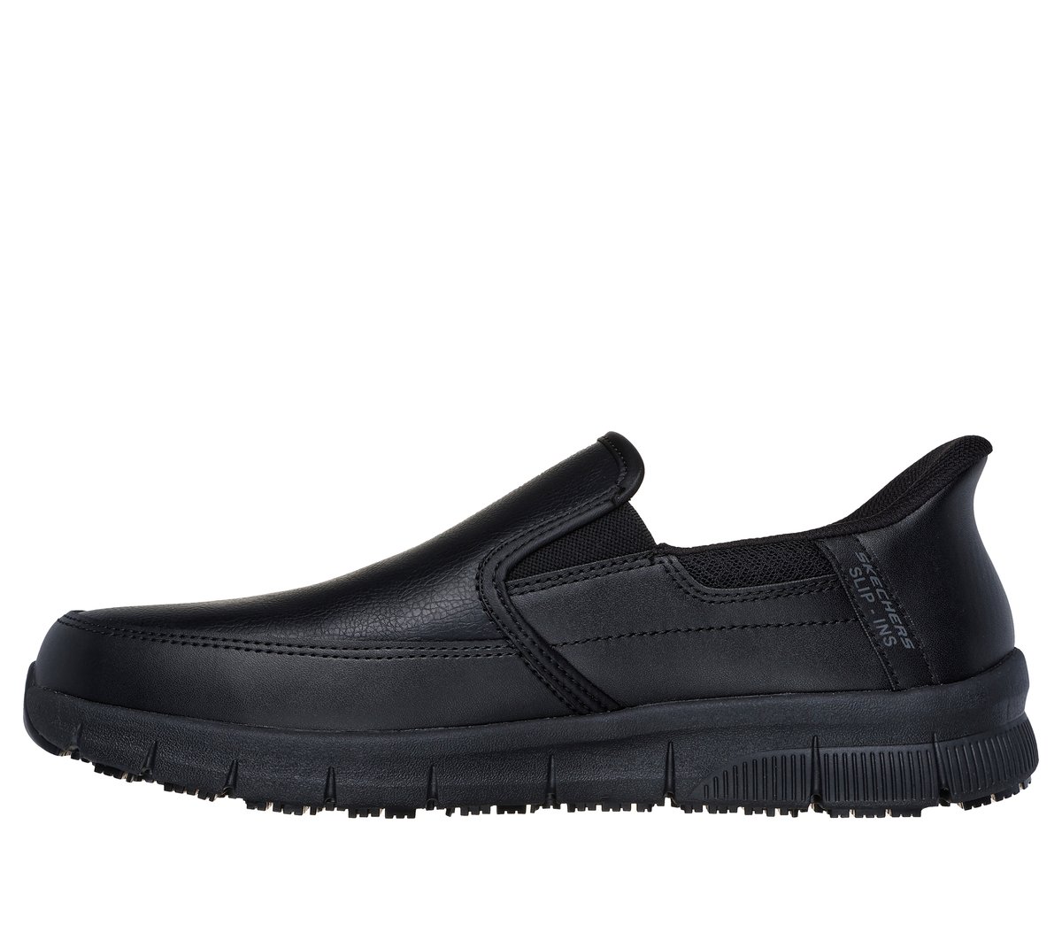 Skechers Slip-ins Work: Nampa - Broxtin — BLACK