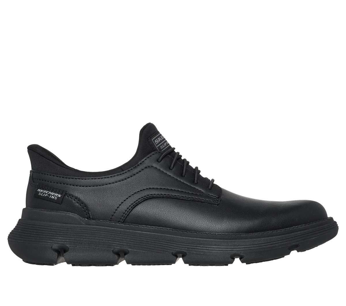 Skechers Slip-ins Work Slip-Resistant: Garza — BLACK