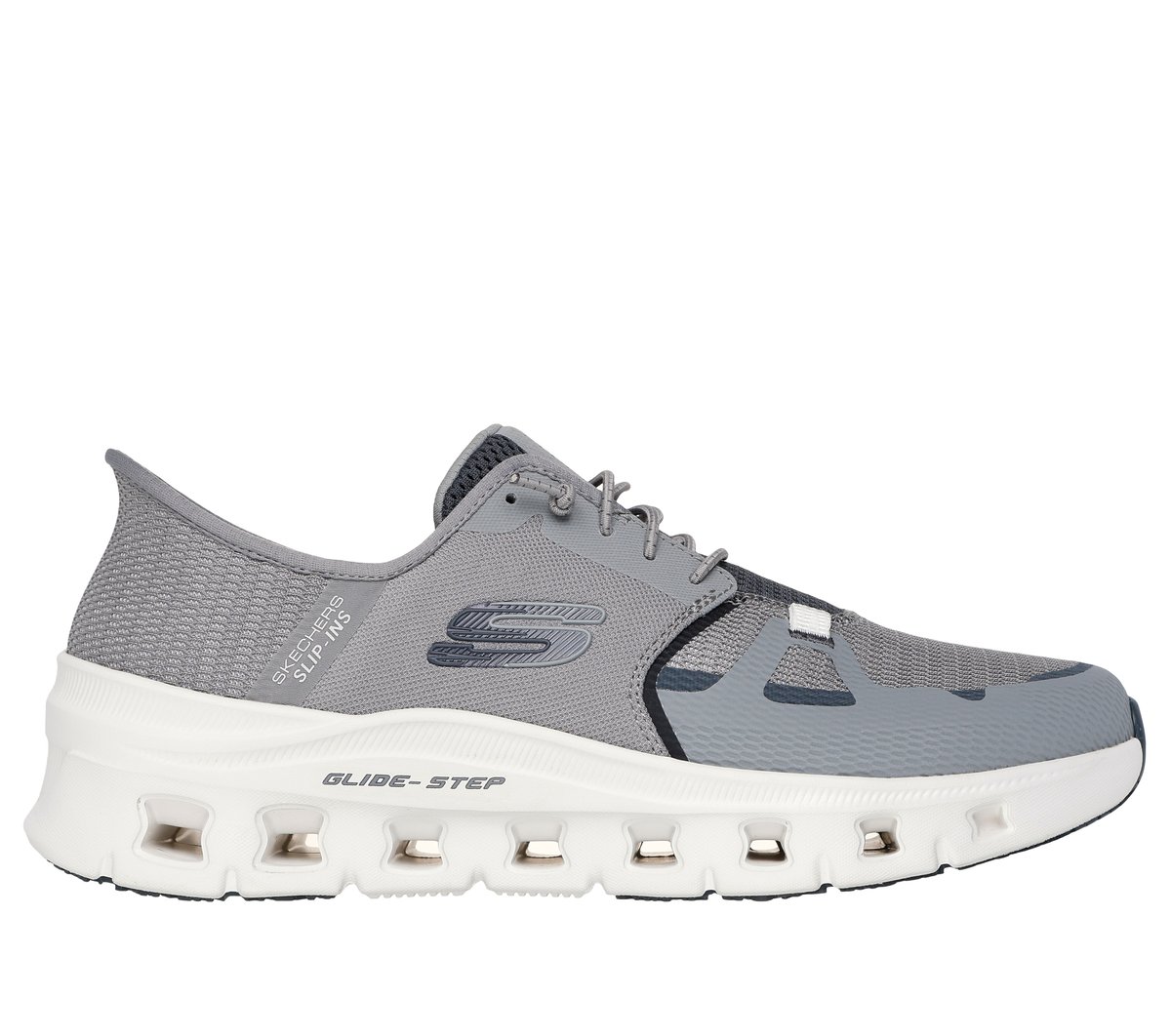 Skechers Slip-ins Work Slip-Resistant: Glide-Step Pro — GRAY / CHARCOAL