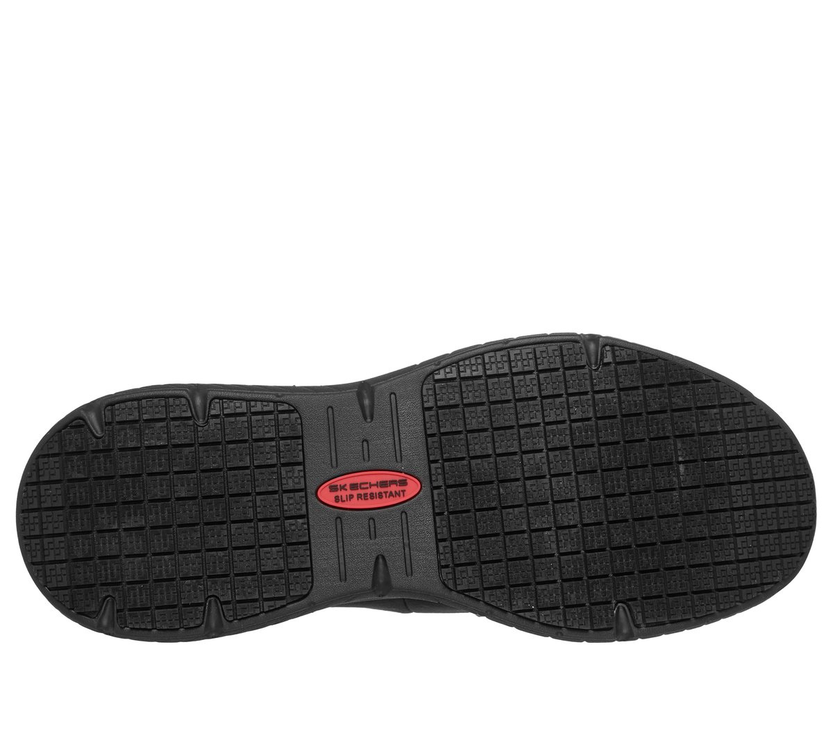 Skechers Slip-ins Work Slip-Resistant: Arch Fit Crosser — BLACK
