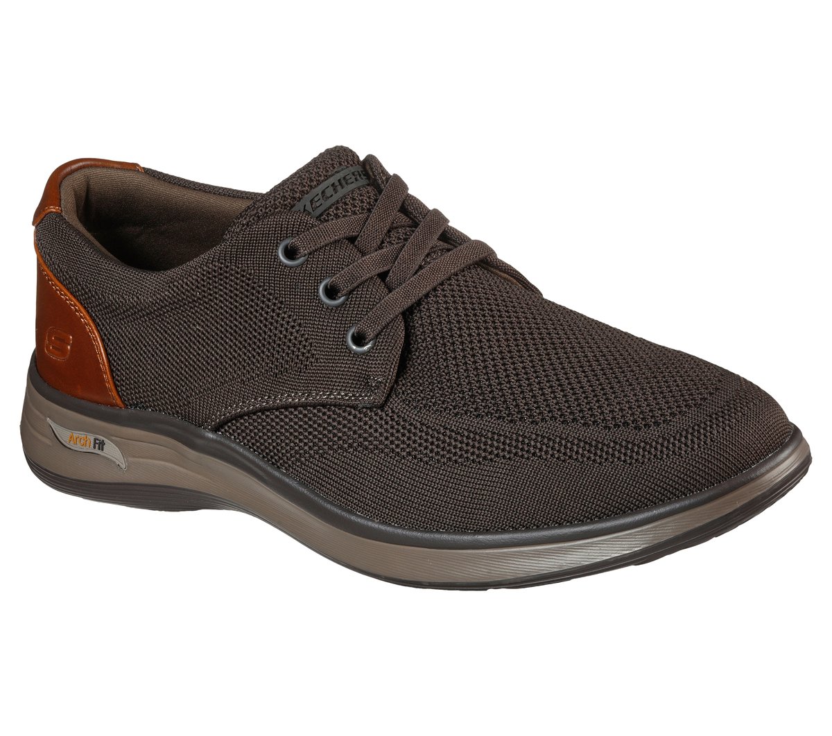 Skechers Arch Fit Darlo - Weedon — OLIVE / BROWN