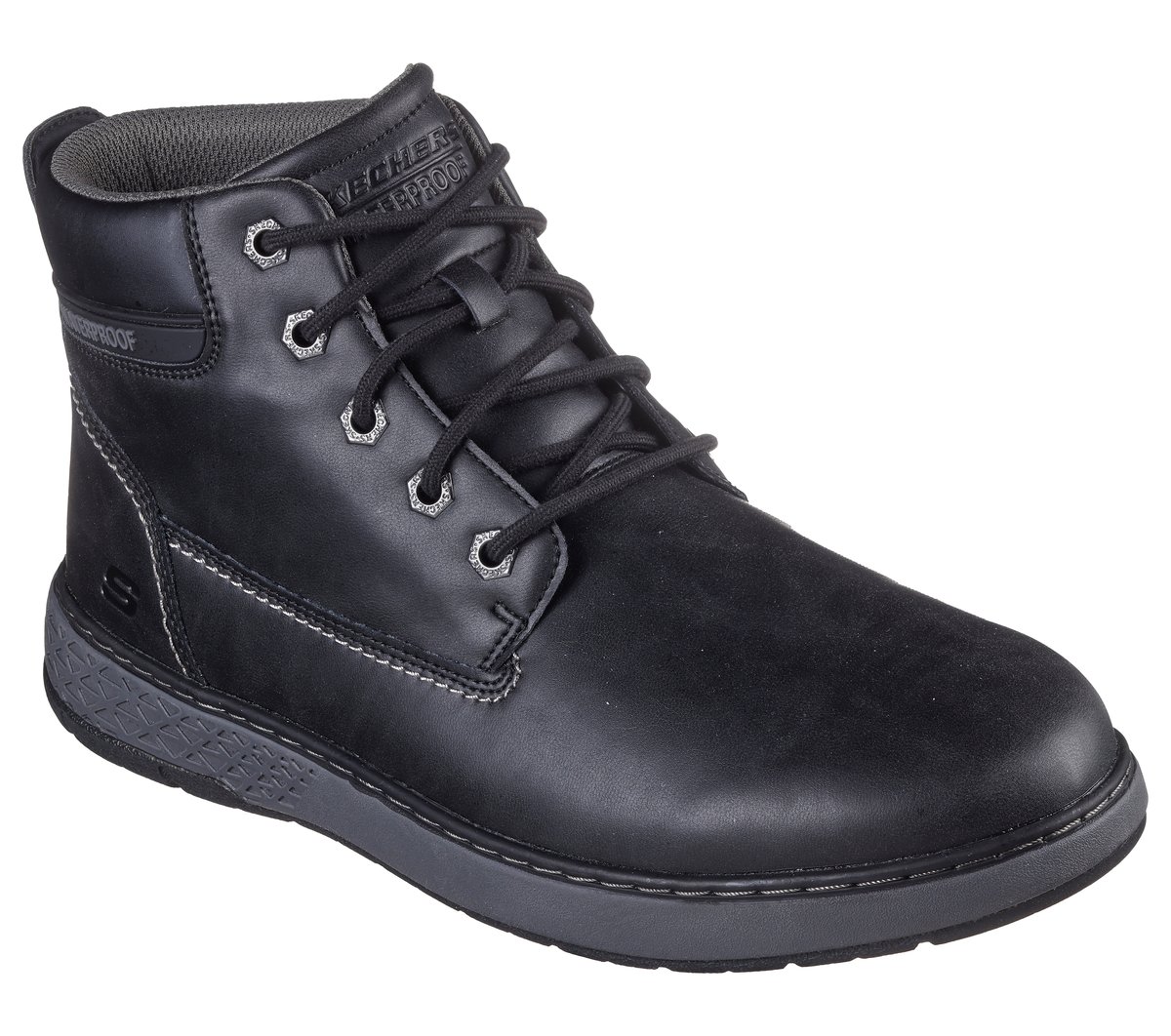 Waterproof Relaxed Fit: Garlan - Deno — BLACK