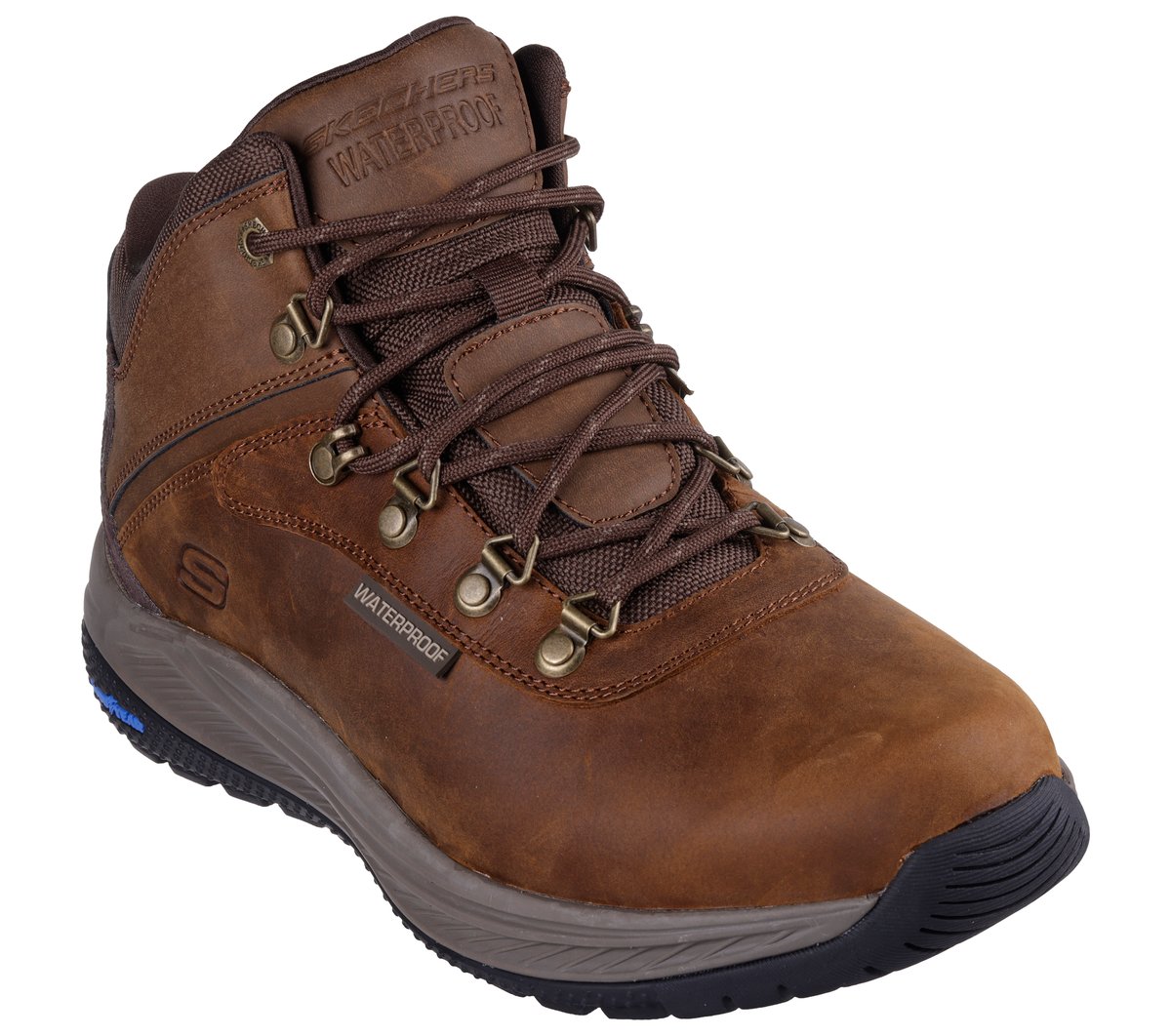 Skechers Slip-ins Waterproof Relaxed Fit: Meroe - Pikeman — BROWN