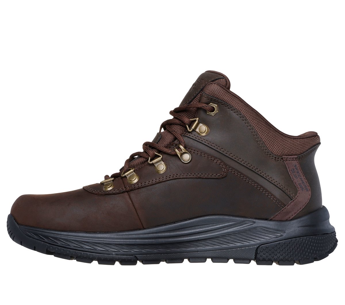 Skechers Slip-ins Waterproof Relaxed Fit: Meroe - Pikeman — CHOCOLATE