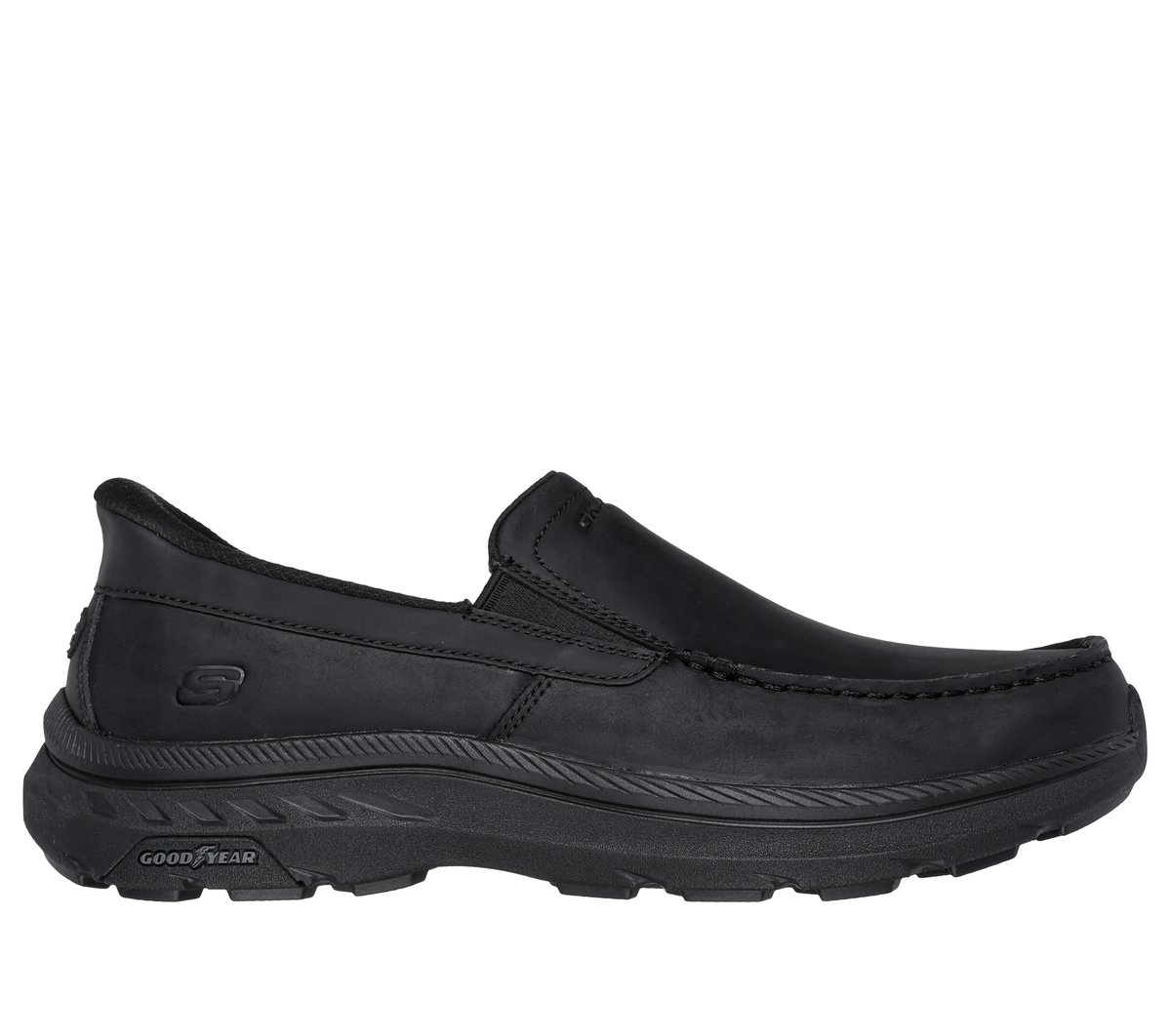 Skechers Slip-ins Relaxed Fit: Pollard - Osgood — BLACK