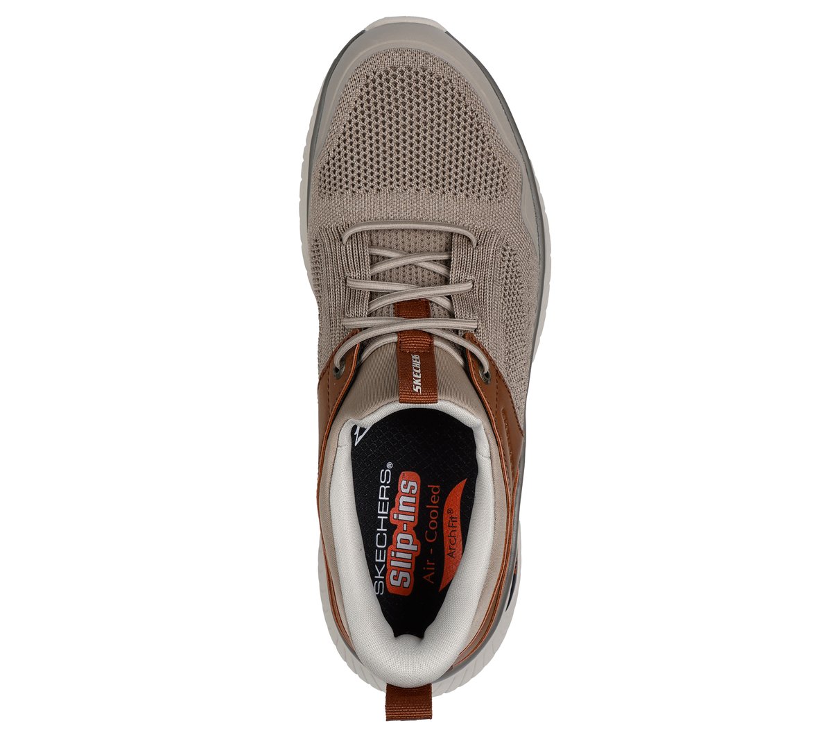 Skechers Slip-ins Relaxed Fit: Arch Fit Crosser - Emeric — TAUPE / BROWN