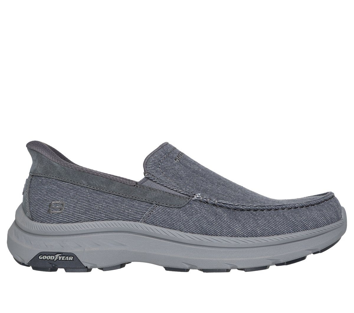 Skechers Slip-ins: Pollard - Reed — CHARCOAL