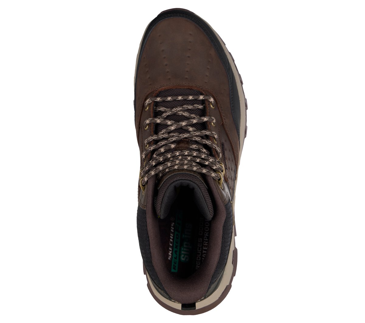 Skechers Slip-ins Waterproof Relaxed Fit: Glide-Step Randell - Brecken — CHOCOLATE