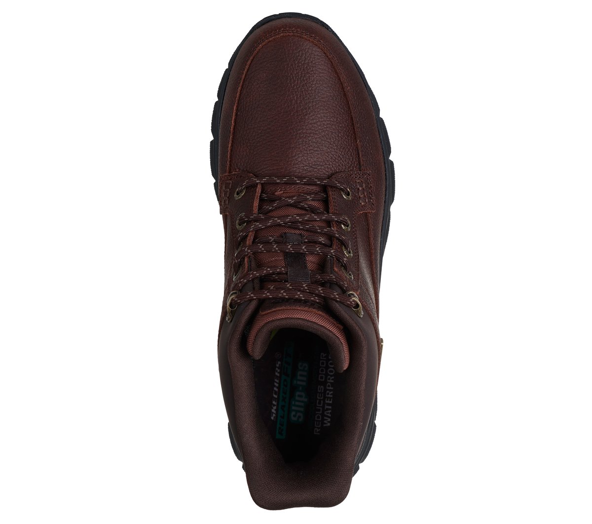 Skechers Slip-ins Waterproof Relaxed Fit: Respected 2.0 - Orson — RED / BROWN