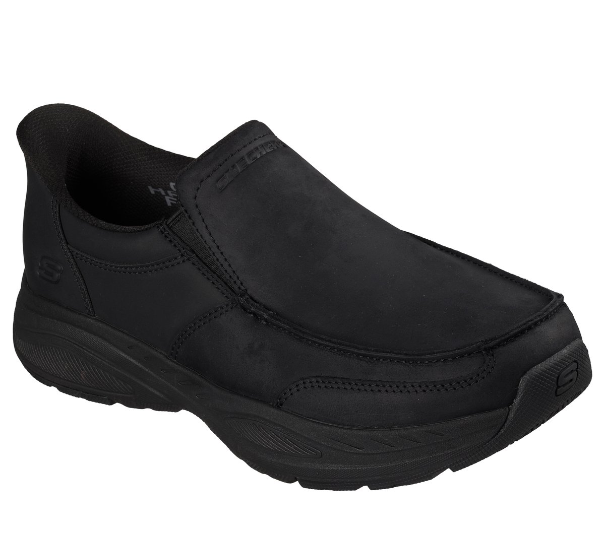 Skechers Slip-ins Relaxed Fit: Norman - Jasper — BLACK