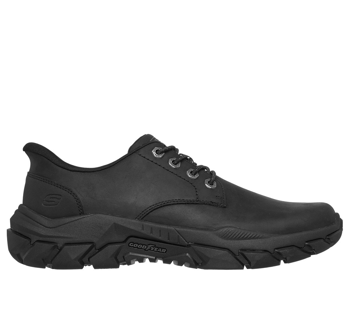 Skechers Slip-ins Relaxed Fit: Santoro - Reeve — BLACK