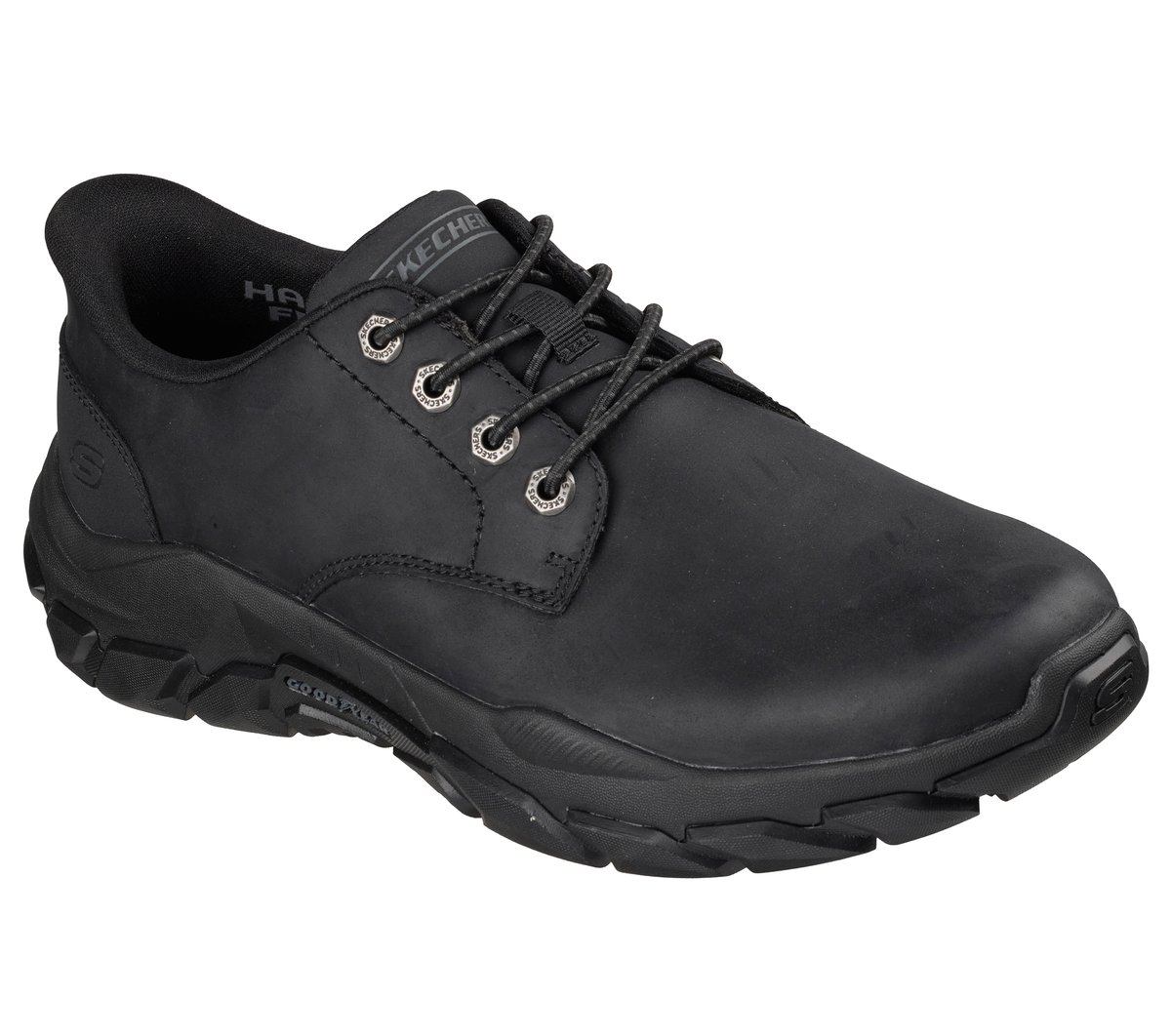 Skechers Slip-ins Relaxed Fit: Santoro - Reeve — BLACK