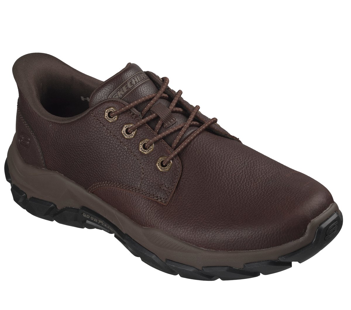 Skechers Slip-ins Relaxed Fit: Santoro - Reeve — RED / BROWN