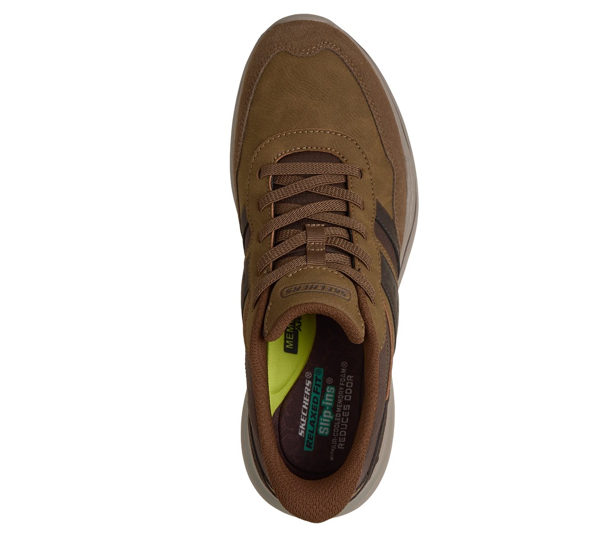 Skechers Slip-ins Relaxed Fit: Norlan - Leroy — DESERT BROWN