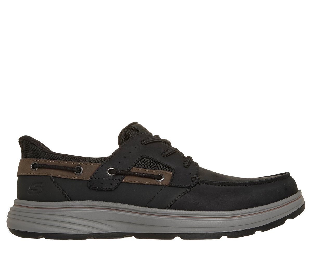 Skechers Slip-ins Relaxed Fit: Troutt - Ellington — BLACK