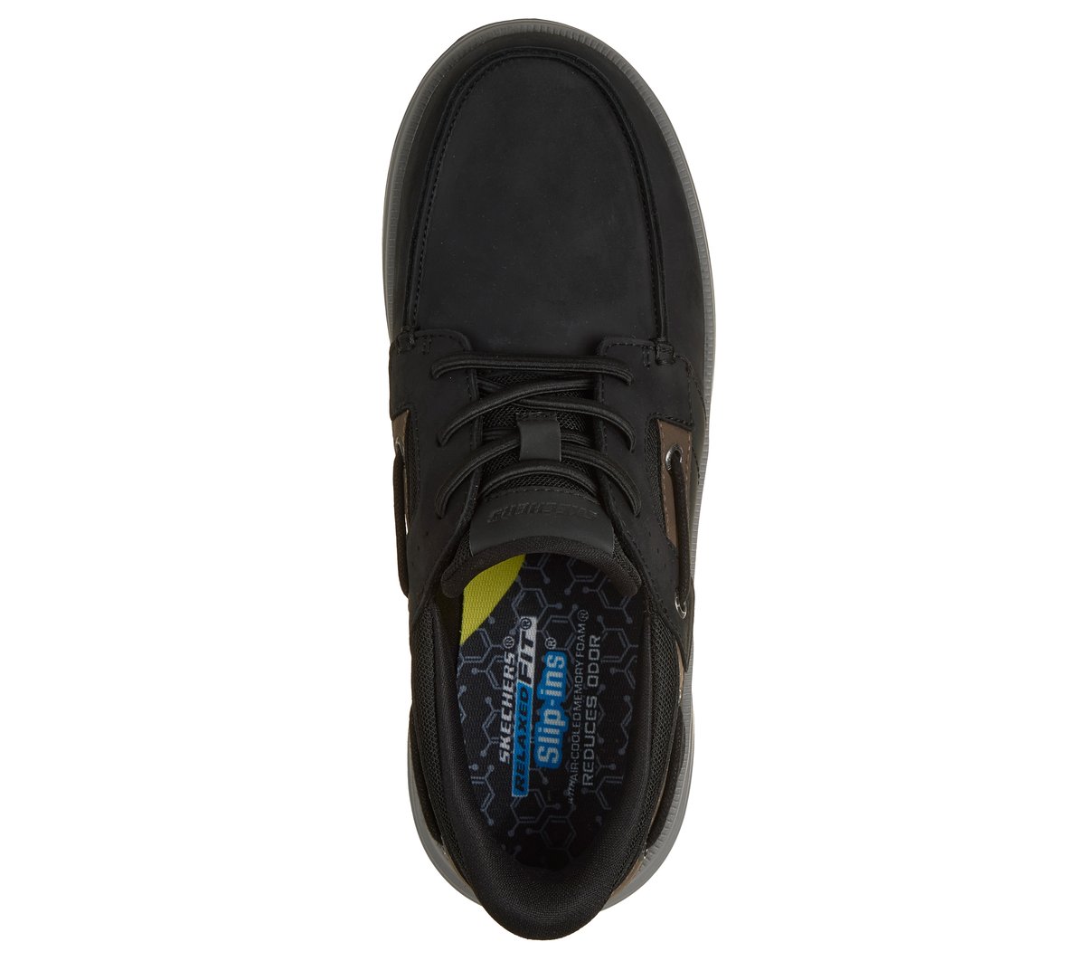 Skechers Slip-ins Relaxed Fit: Troutt - Ellington — BLACK