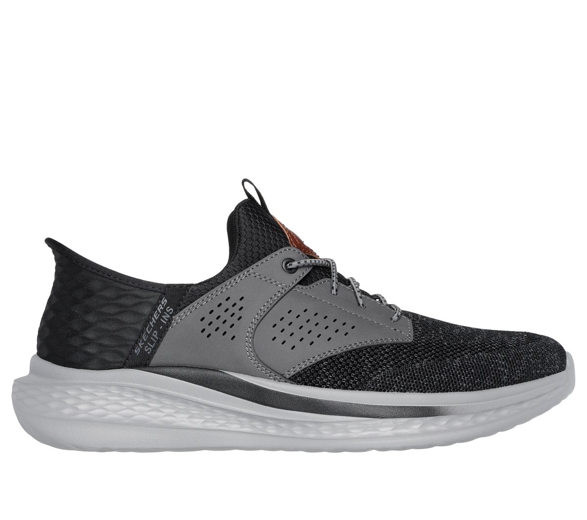 Skechers Slip-ins RF: Slade - Caster — BLACK / GRAY