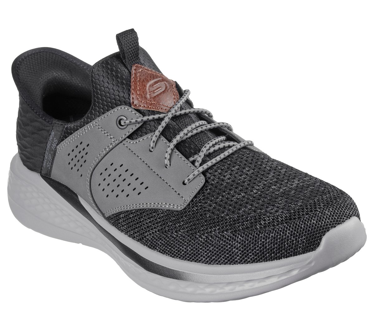 Skechers Slip-ins RF: Slade - Caster — BLACK / GRAY