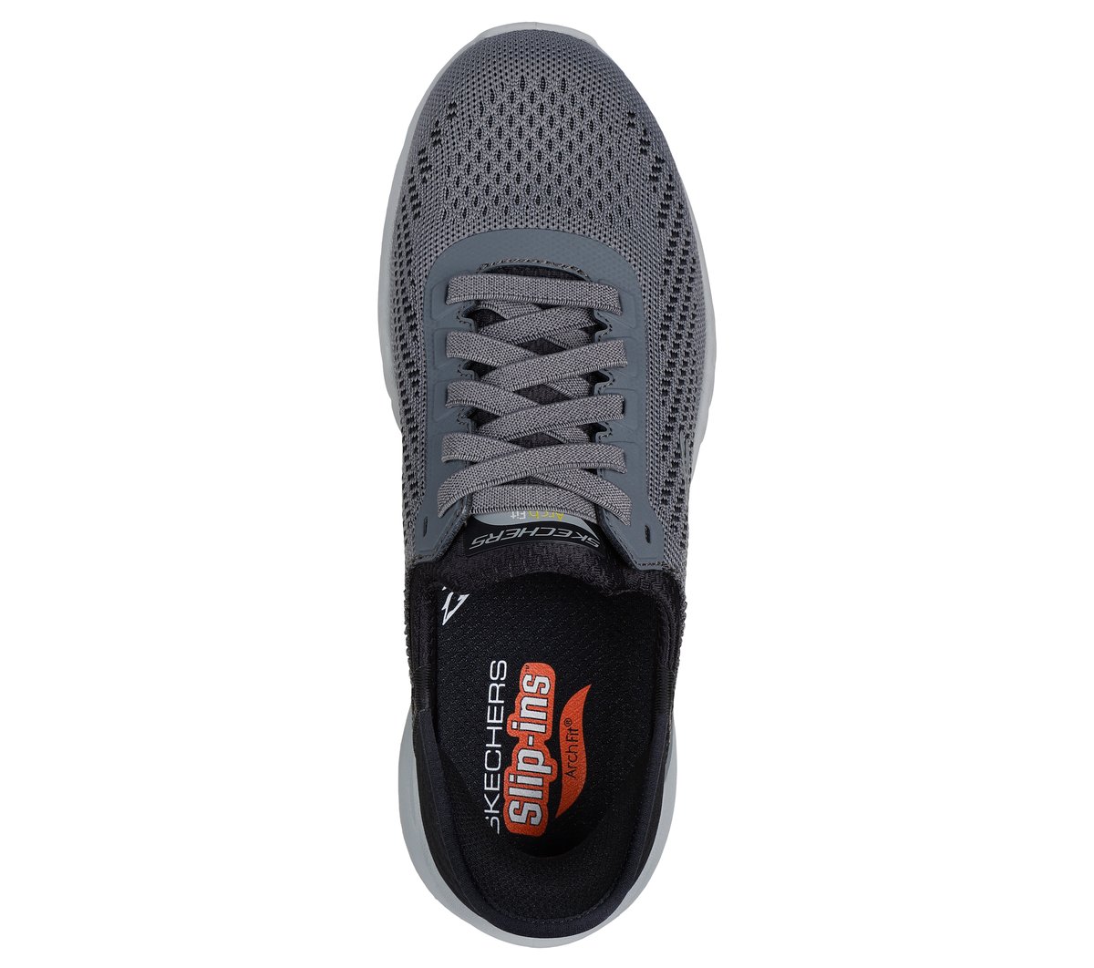 Skechers Slip-ins Relaxed Fit: Arch Fit Orvan - Drex — GRAY / BLACK