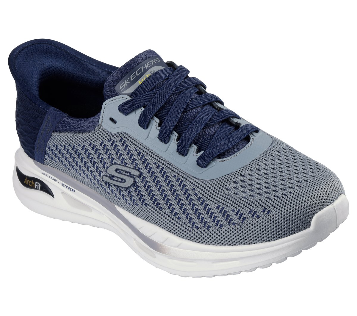 Skechers Slip-ins Relaxed Fit: Arch Fit Orvan - Drex — GRAY / NAVY
