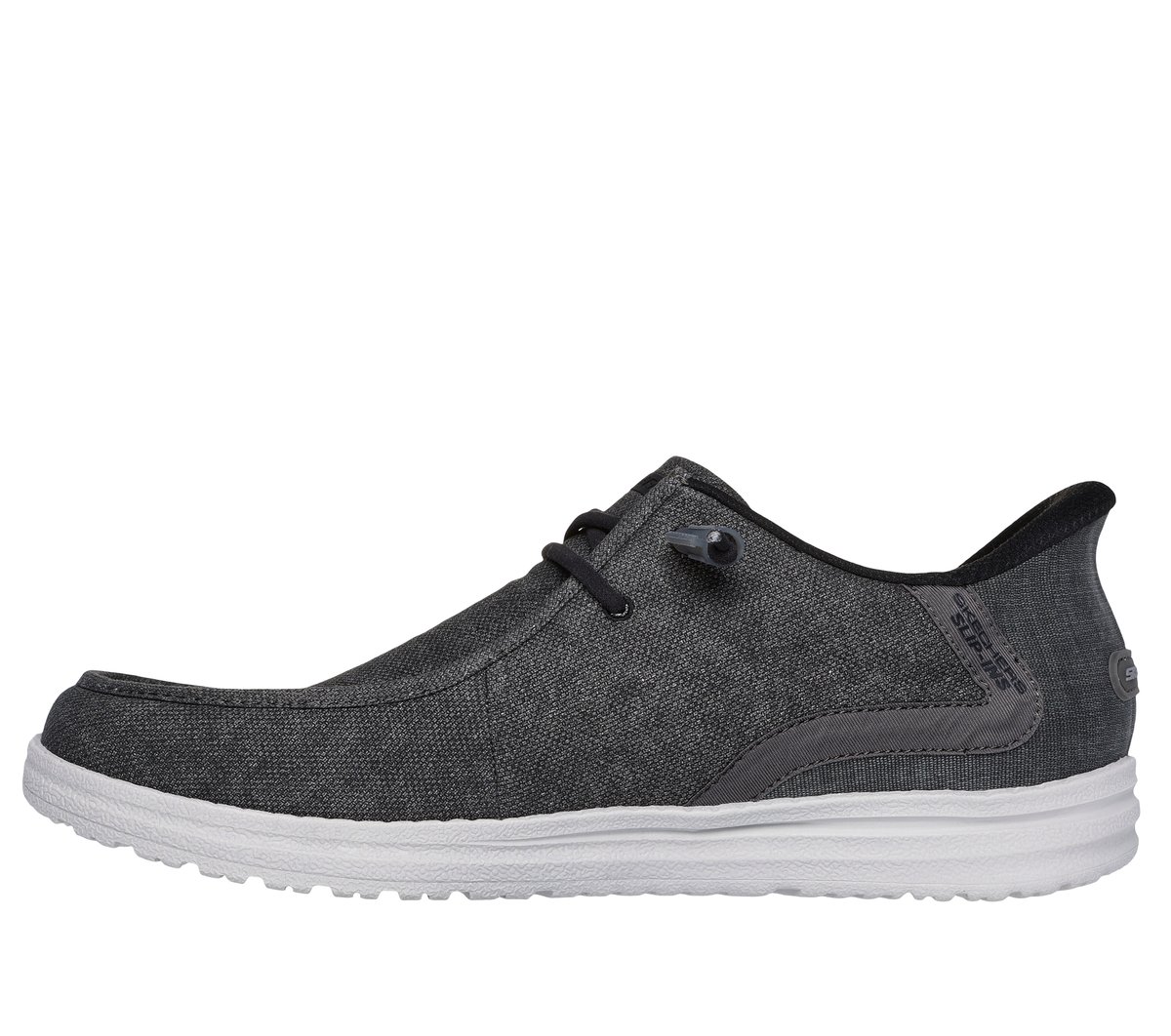 Skechers Slip-ins Relaxed Fit: Melson - Coronado — BLACK / GRAY