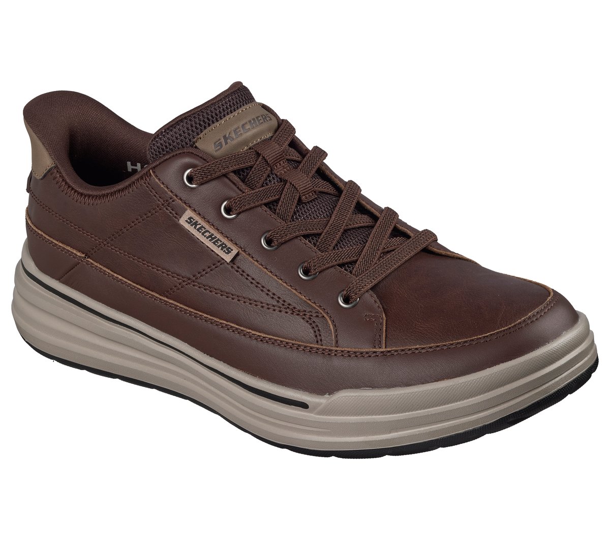 Skechers Slip-ins Relaxed Fit: Sterling - Hansel — CHOCOLATE