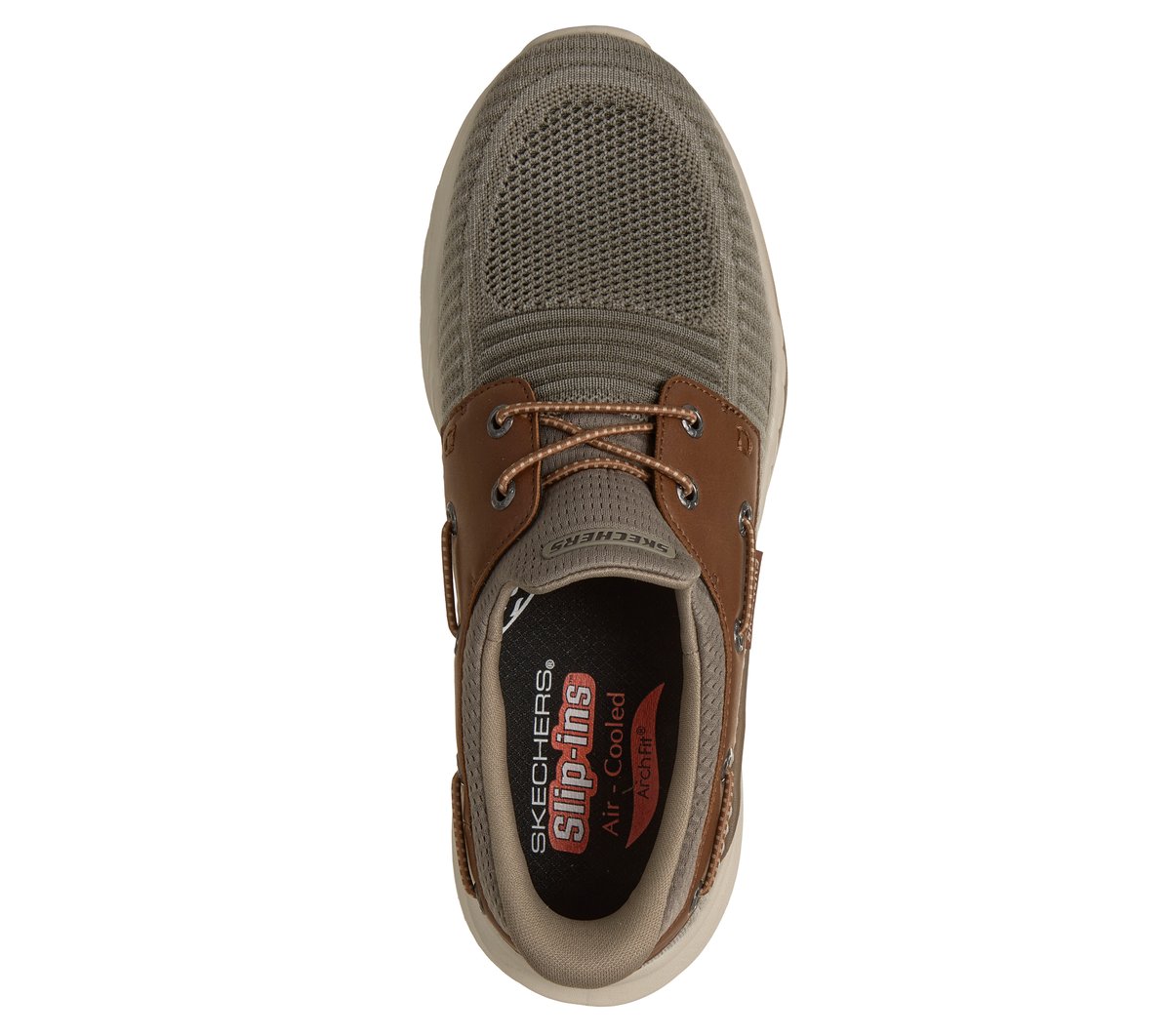 Skechers Slip-ins Relaxed Fit: Arch Fit Orvan - Shoreman — TAUPE / BROWN