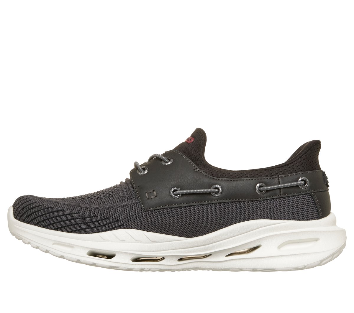 Skechers Slip-ins Relaxed Fit: Arch Fit Orvan - Starport — CHARCOAL/BLACK