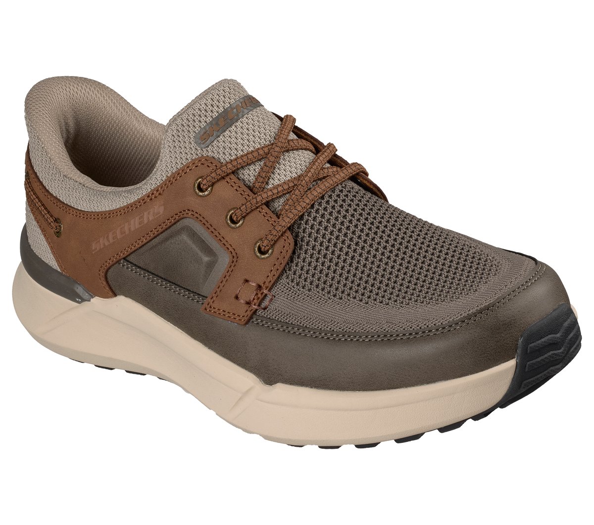 Skechers Slip-ins Relaxed Fit: Toliver - Vito — TAUPE / BROWN