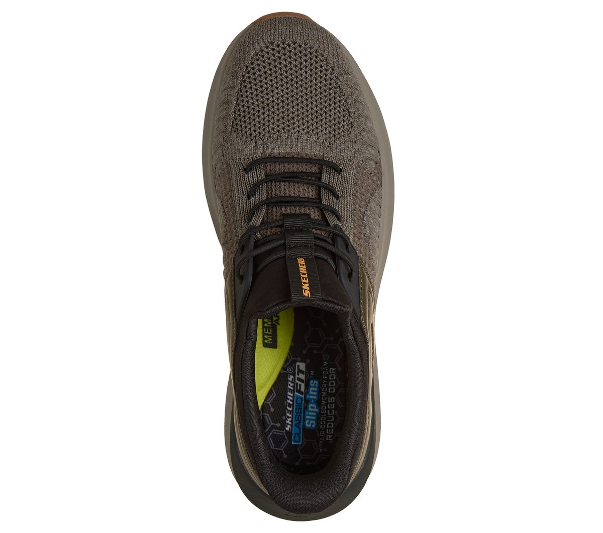 Skechers Slip-ins: Neville - Crosby — OLIVE / BLACK