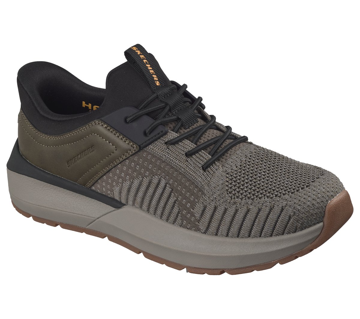 Skechers Slip-ins: Neville - Crosby — OLIVE / BLACK