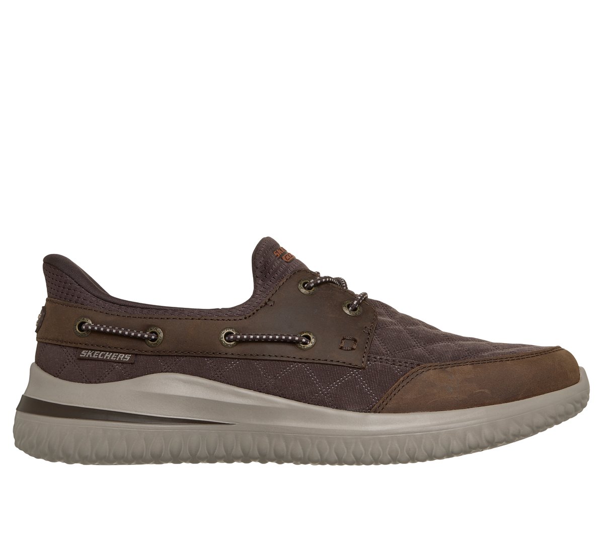 Skechers Slip-ins: Delson 3.0 - Cozy Fit&reg; Skipper — CHOCOLATE