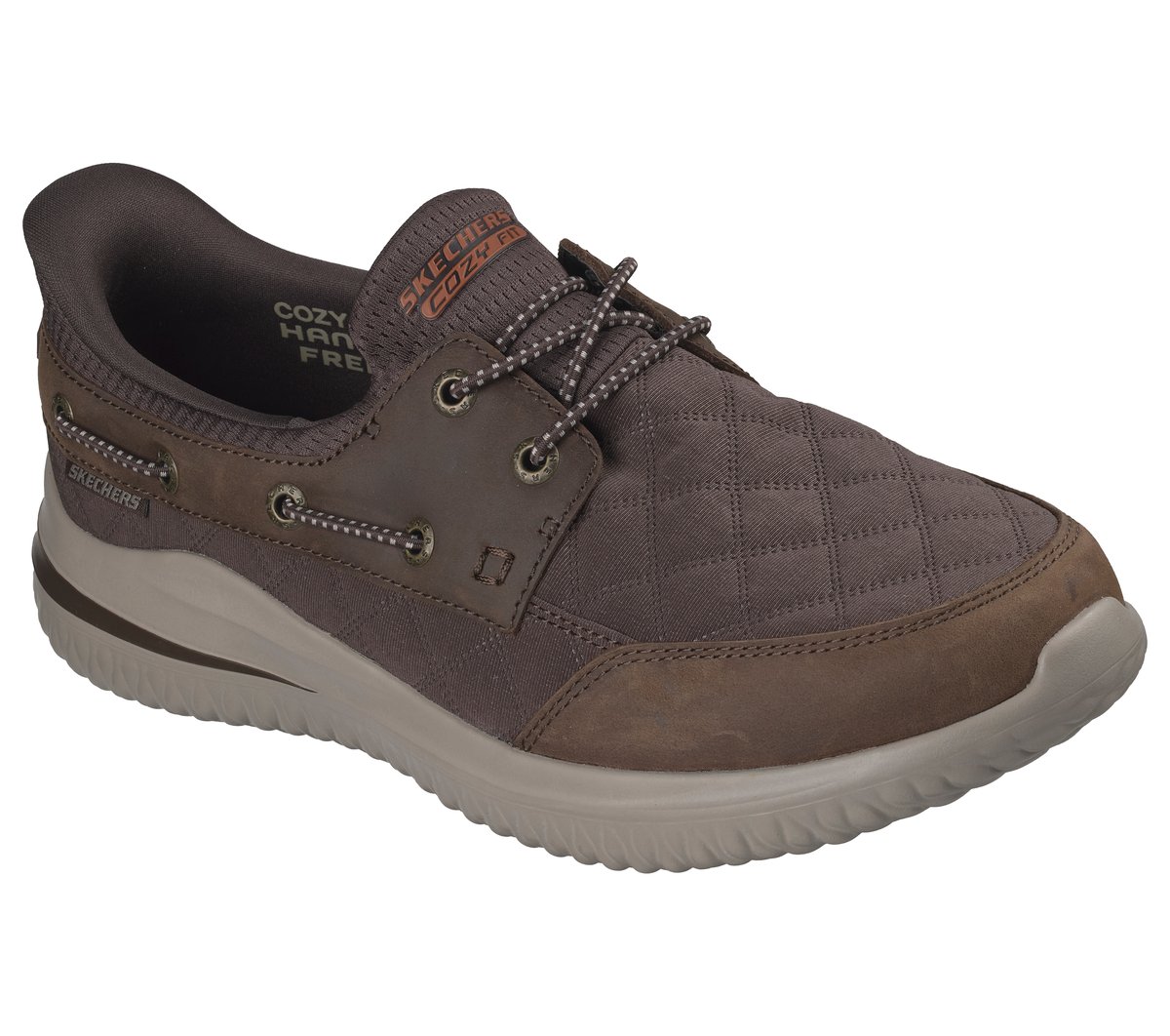 Skechers Slip-ins: Delson 3.0 - Cozy Fit&reg; Skipper — CHOCOLATE